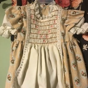 Vintage style smocked dress